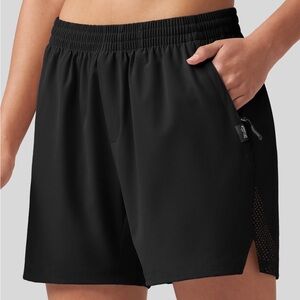 Women's 5” Black Athletic Shorts